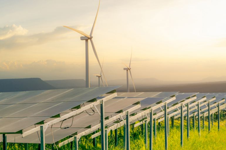 Wind Solar Hybrid Farm